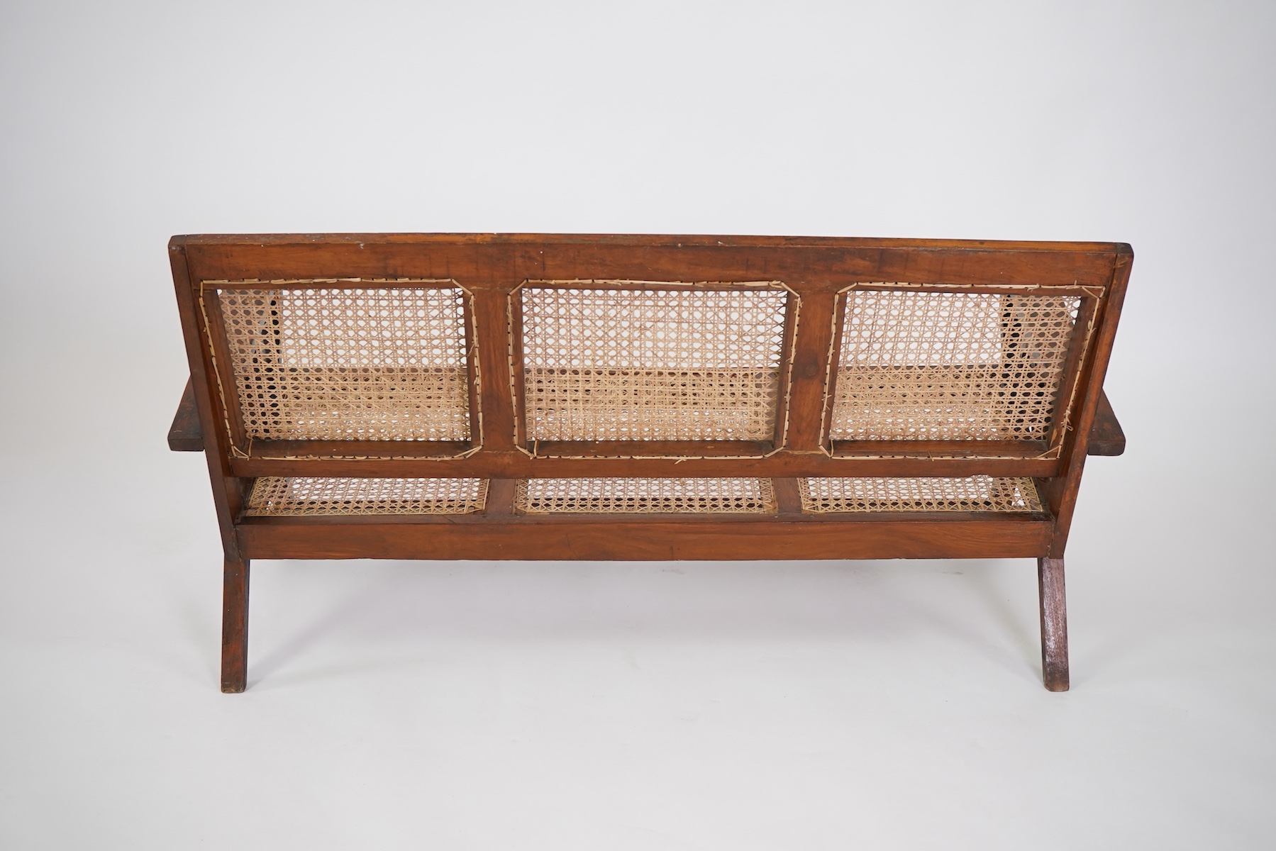 Pierre Jeanneret (Swiss, 1896-1967) for Chandigarh: A teak banquette PJ010705